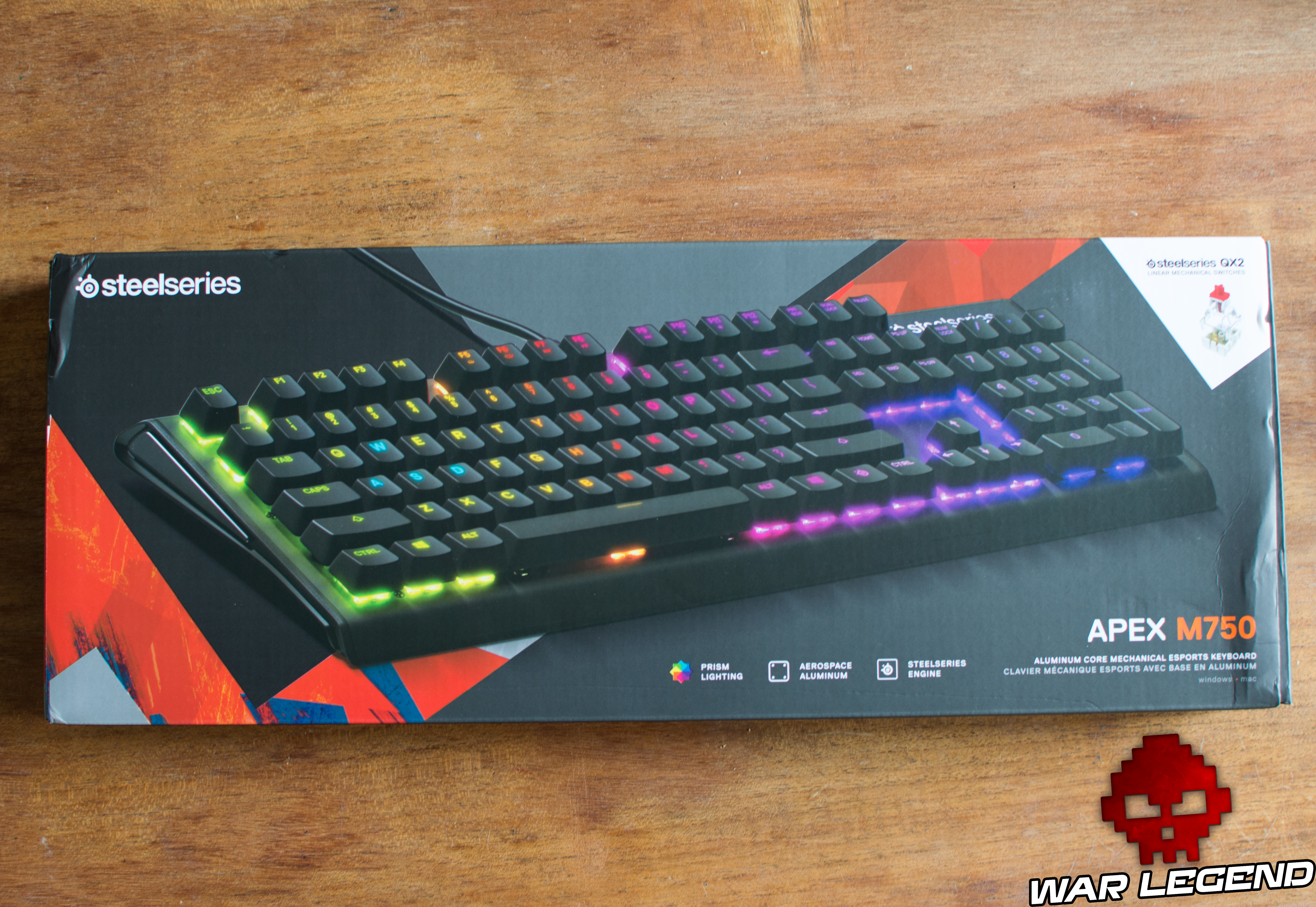 Nouveau clavier mécanique gaming SteelSeries : l'Apex M750