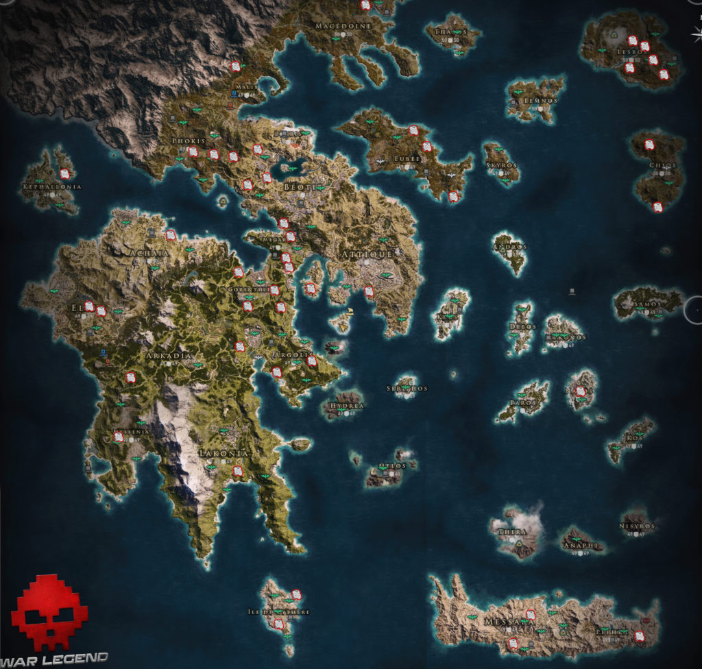 List 102+ Wallpaper Ac Odyssey Spartan Forts Locations Sharp