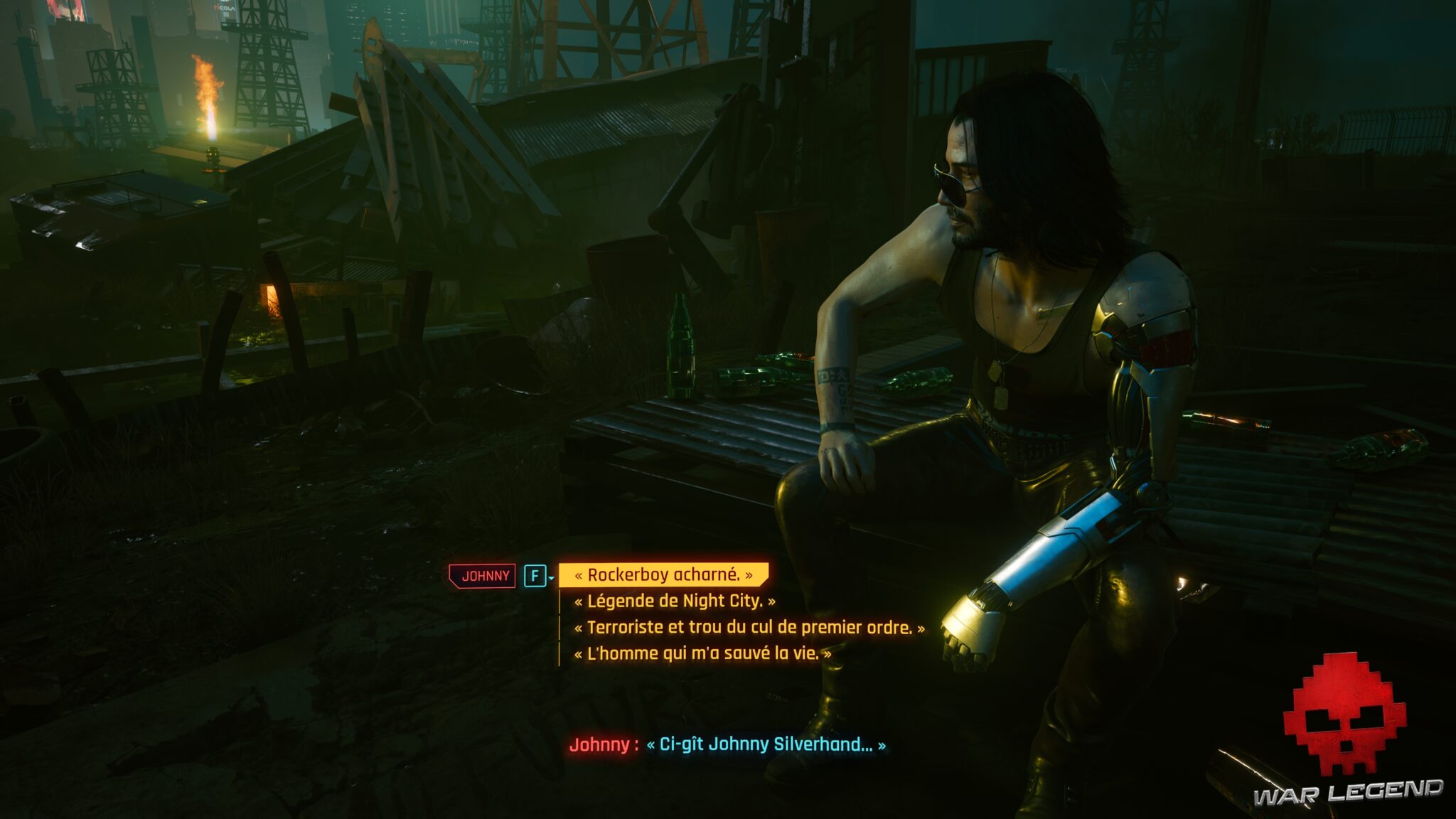 Guide Cyberpunk 2077 Débloquer La Fin Secrète 2558