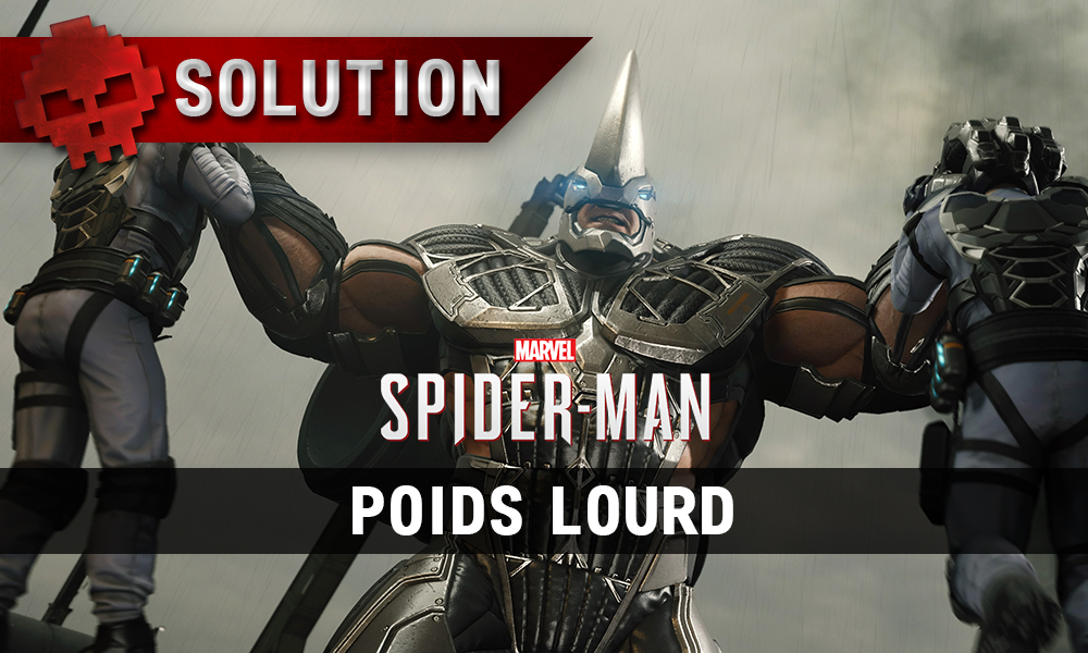 Vignette solution Spider-Man poids lourd