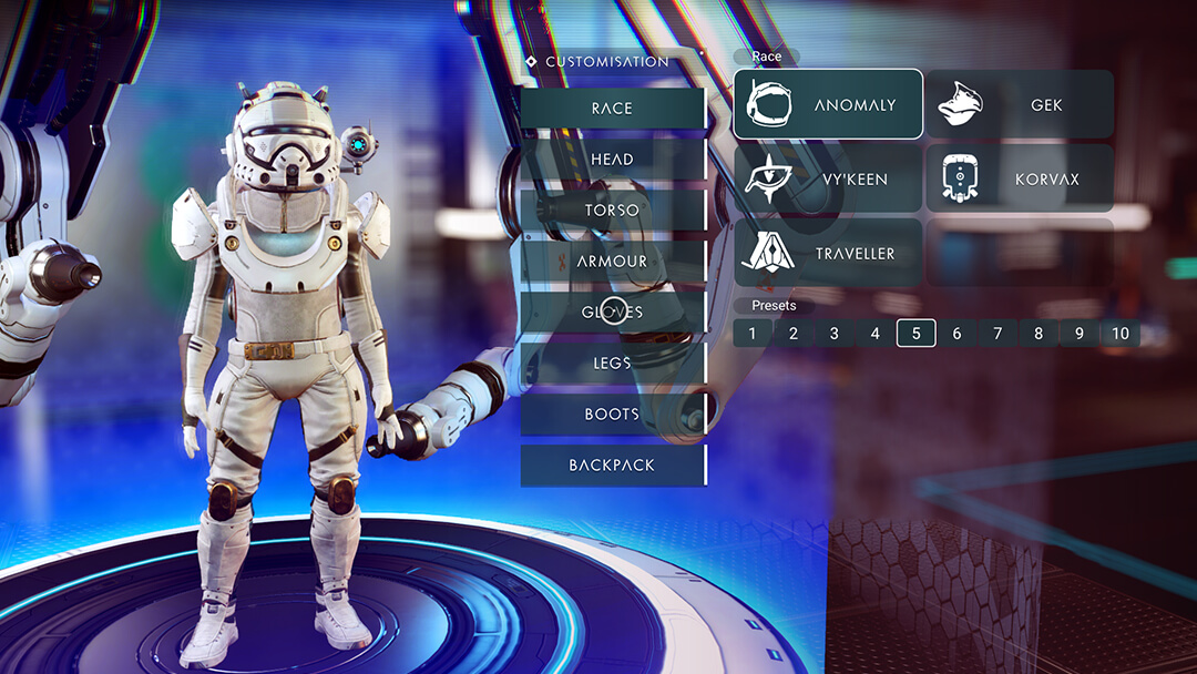 No Man's Sky - Customisation d'apparence