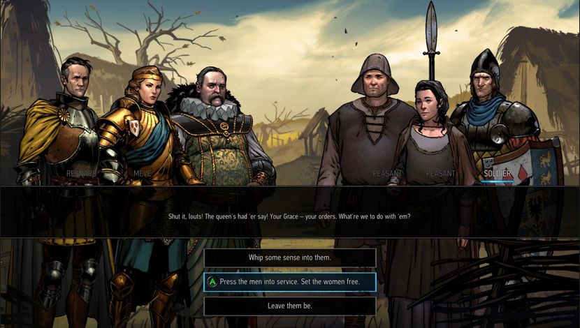 screenshot conversation Thronbreaker: The Witcher Tales